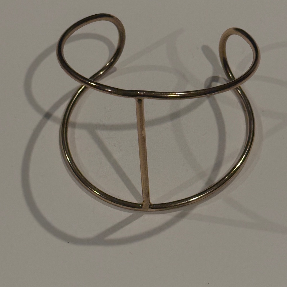 Gold Open Cuff Bracelet